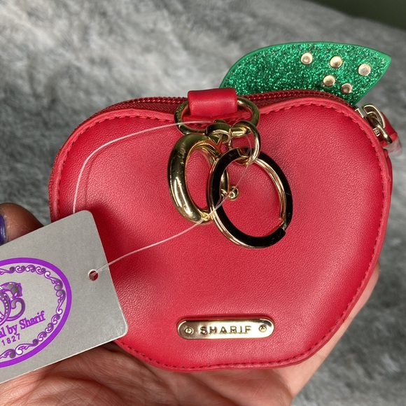 Sharif Apple Key Chain Coin Purse - Picture 8 of 9